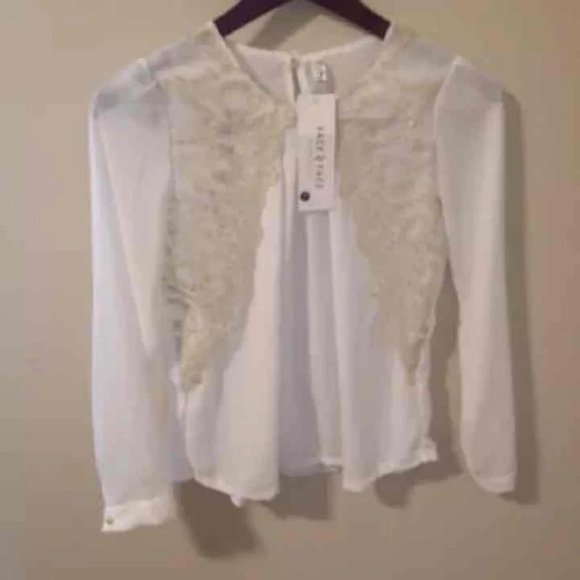Face Face NWT Woman's Blouse Med - Picture 3 of 6
